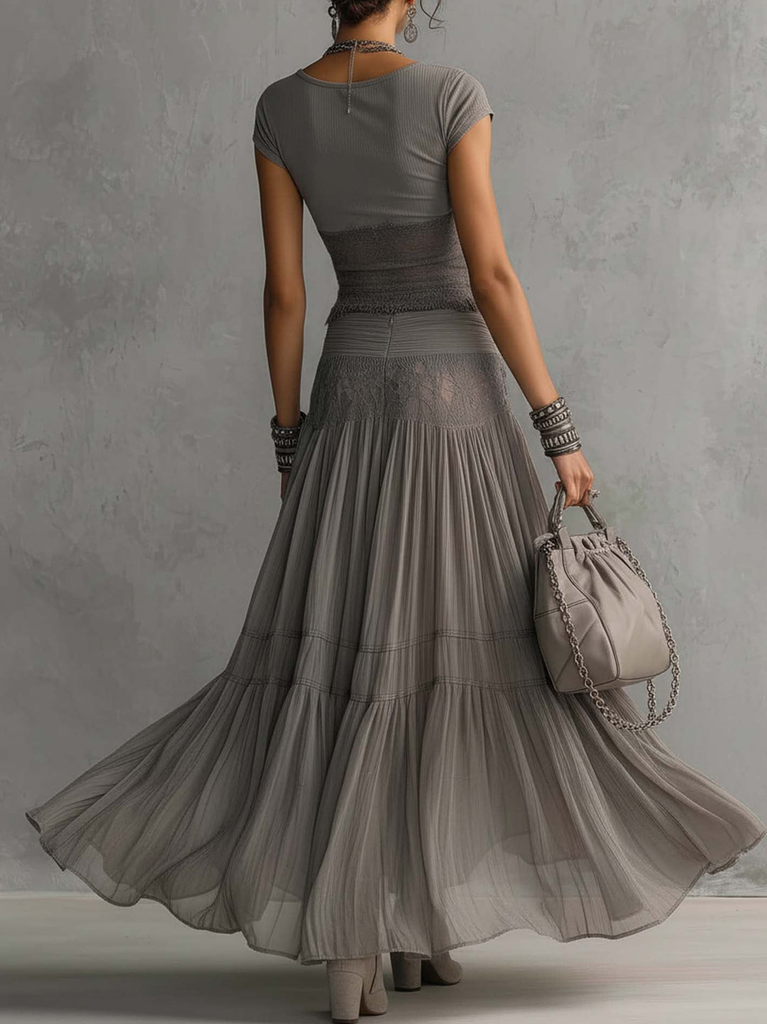 Rosanna Maxi-Set – Detailansicht Spitze