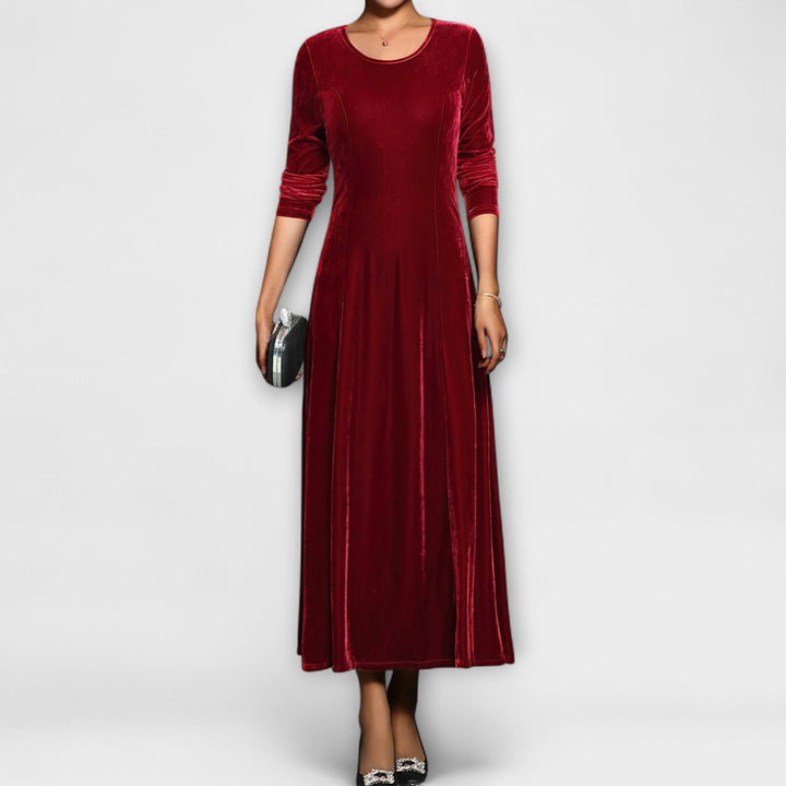 Marilousamt | Weiches Samtkleid