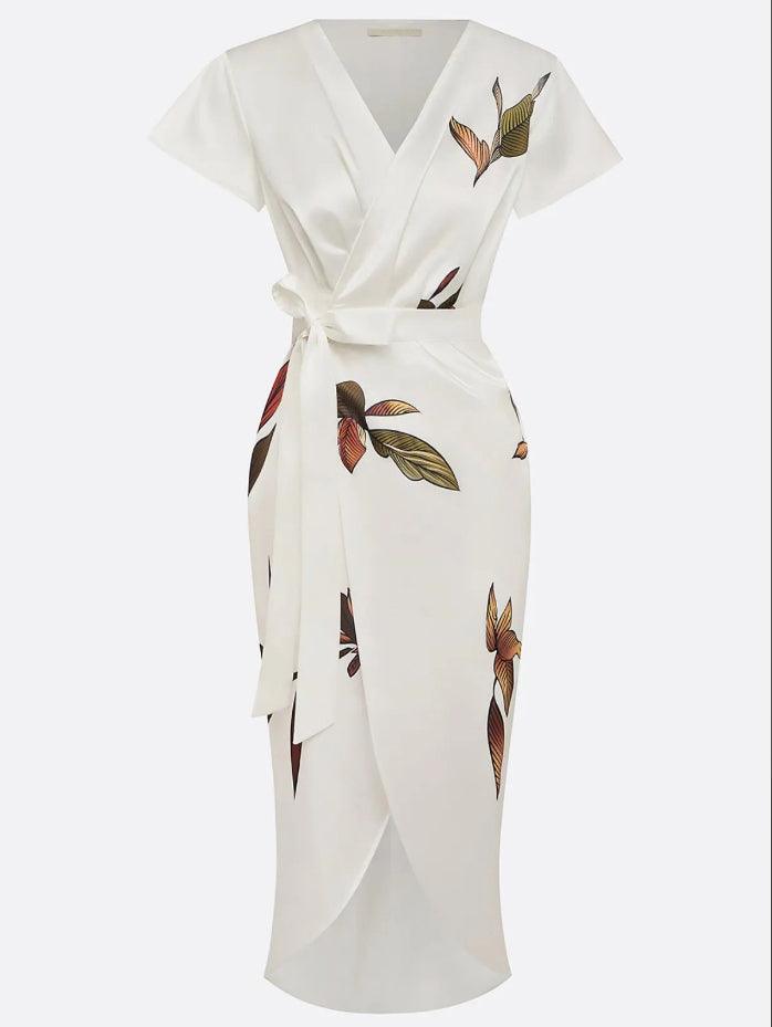 Harper Wickelkleid – Seitenansicht