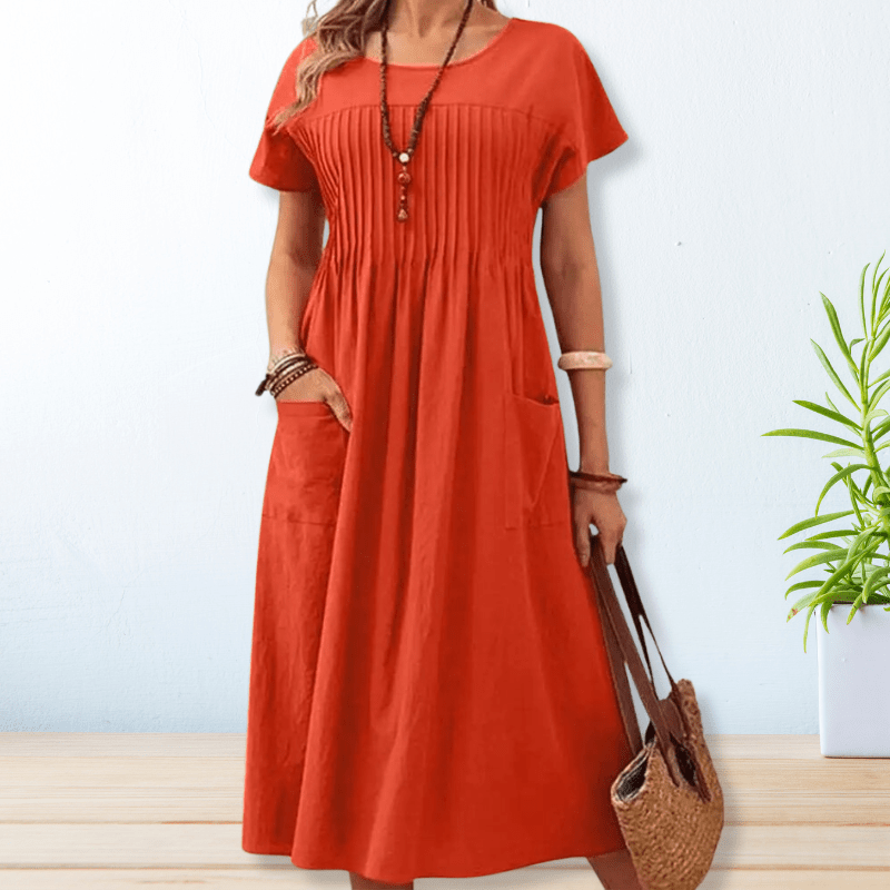 Taschenzauber | Elegantes Kleid mit Taschen