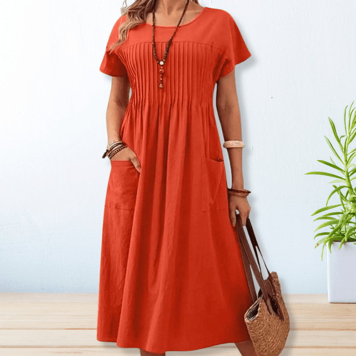 Taschenzauber | Elegantes Kleid mit Taschen