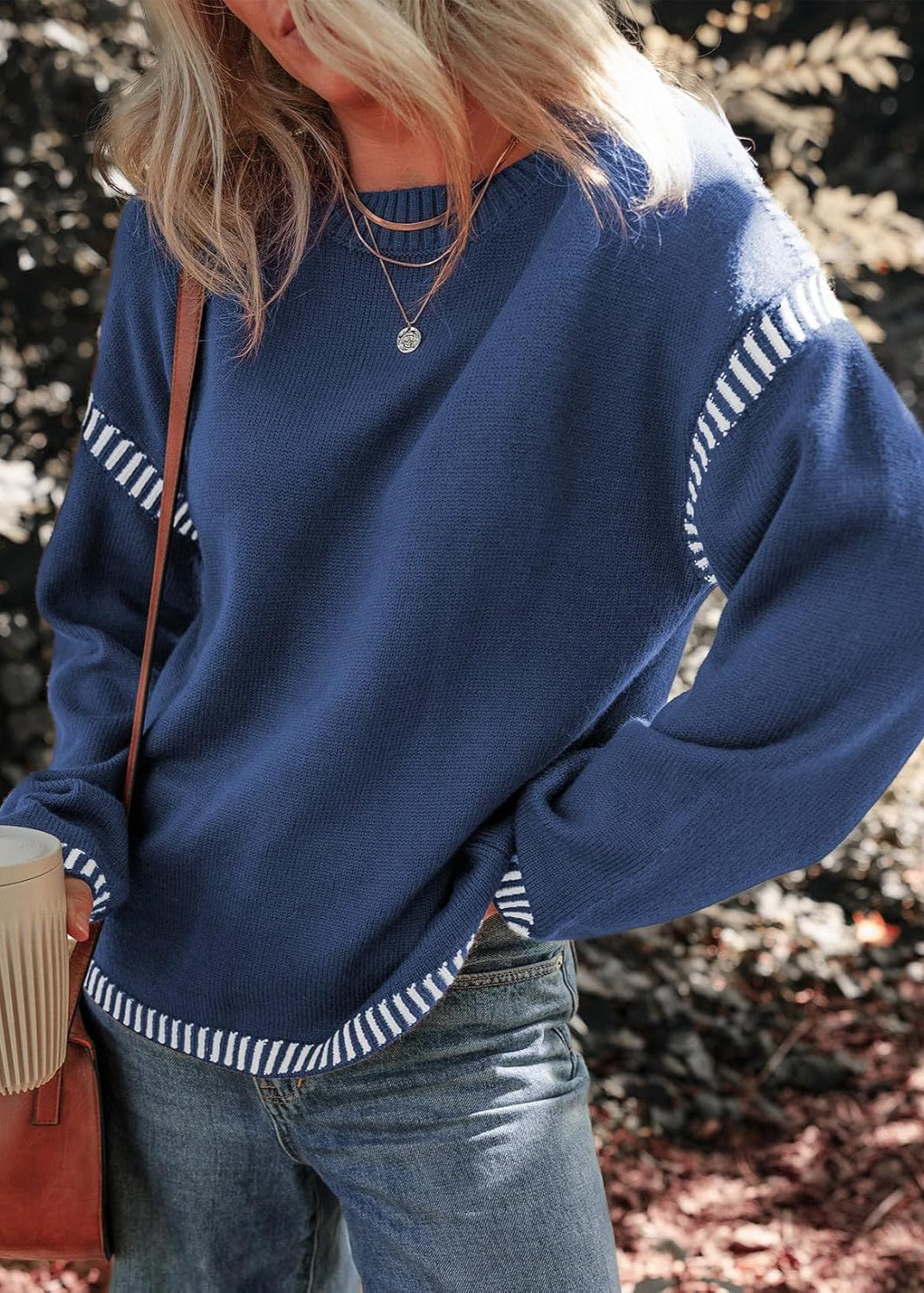 Kontrastspiel | Schicker Pullover