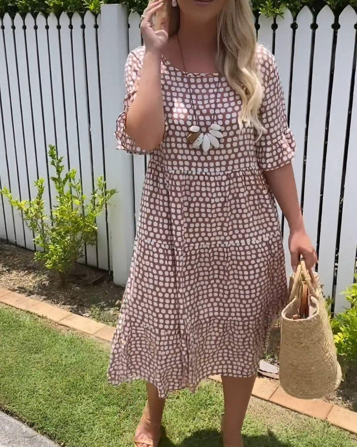Sommerbrise | Midikleid mit kurzen Ärmeln