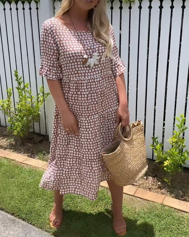 Sommerbrise | Midikleid mit kurzen Ärmeln