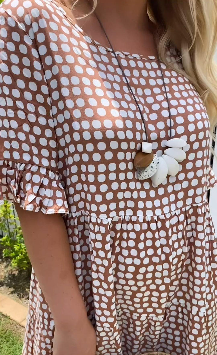 Sommerbrise | Midikleid mit kurzen Ärmeln