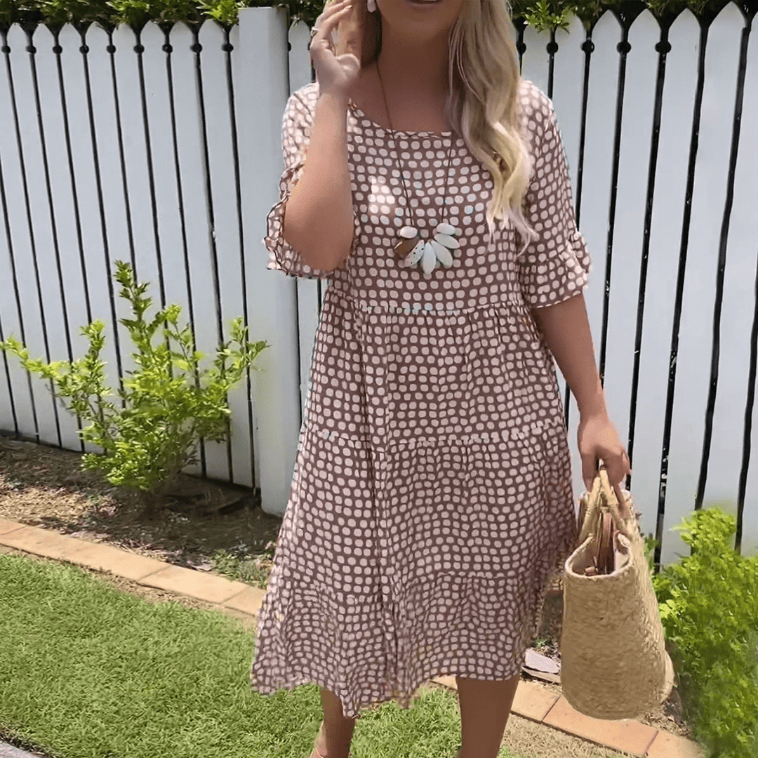 Sommerbrise | Midikleid mit kurzen Ärmeln