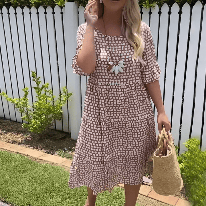 Sommerbrise | Midikleid mit kurzen Ärmeln