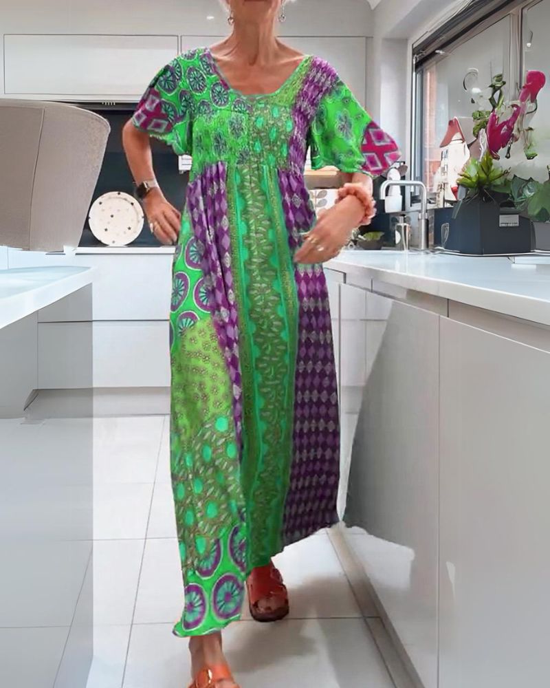 Ashboho | Buntes Bohemian-Kleid