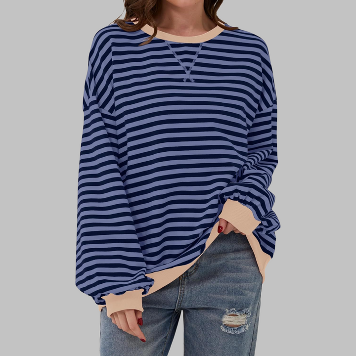 Alviro | Gestreiftes Komfort-Sweatshirt für jeden Tag