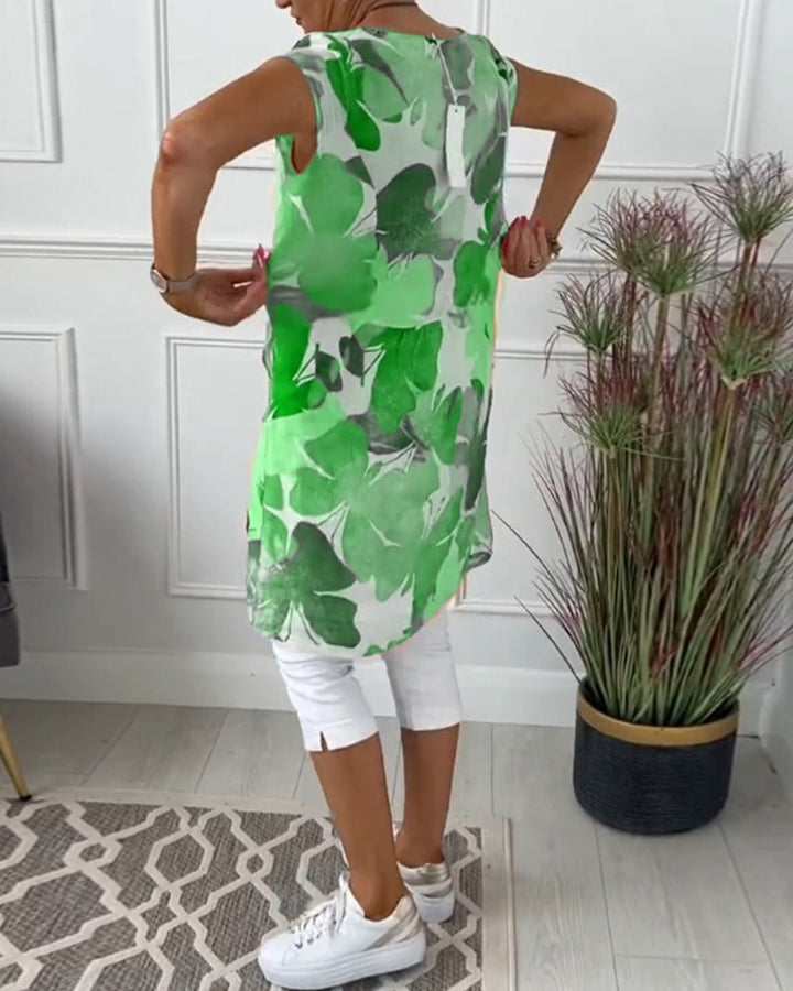 Blütenbluse | Legere Bluse mit Blumenprint