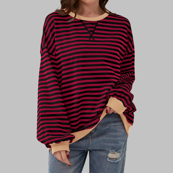 Alviro | Gestreiftes Komfort-Sweatshirt für jeden Tag