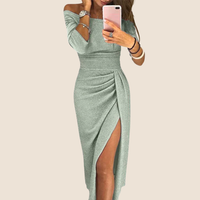 Elyneck | Schickes Maxikleid mit Neckholder