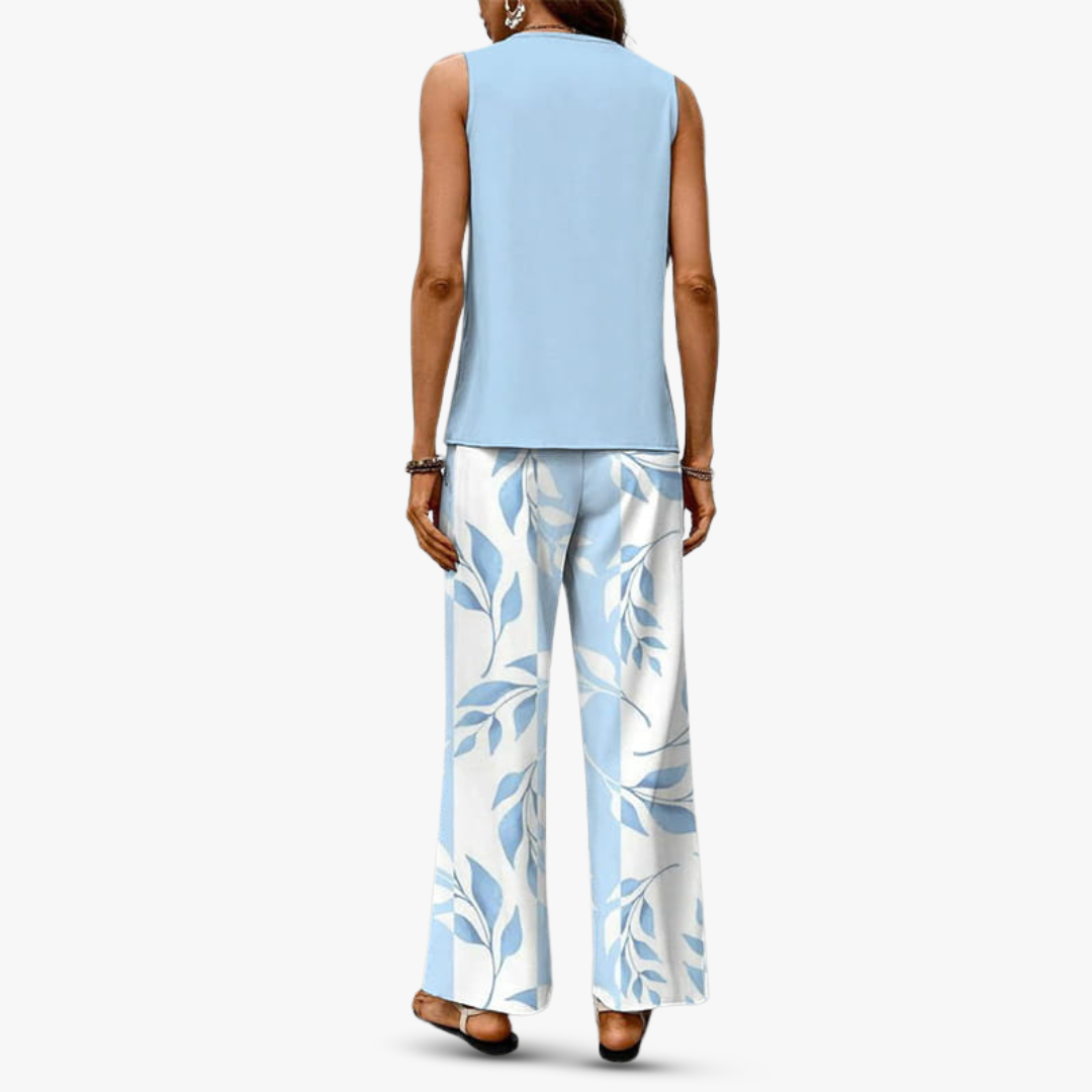Amaraset | Premium Zweiteiliges Set mit Ärmellosem Top und Hose
