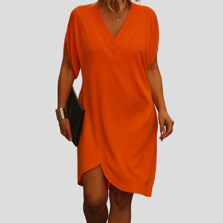 Opheliawickel | Elegantes Wickelkleid mit V-Ausschnitt