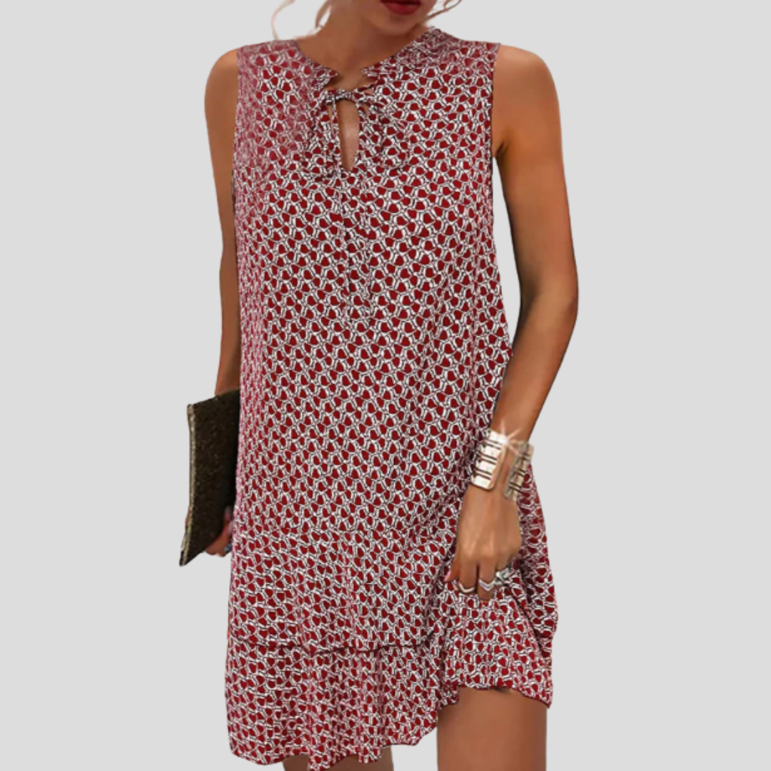 Mirikaschier | Ärmelloses Sommerkleid mit Bauchkaschierung