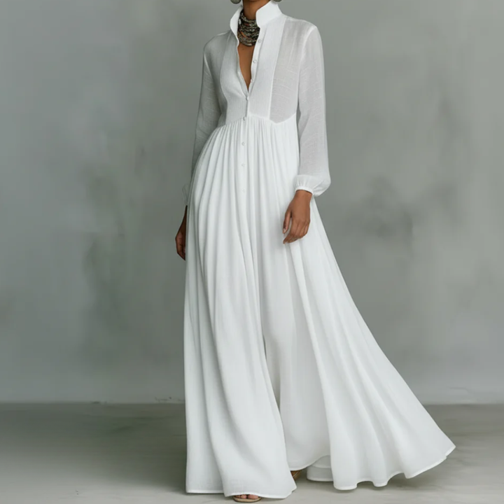 Gailbaumwolle | Essentielles Maxikleid aus Baumwolle