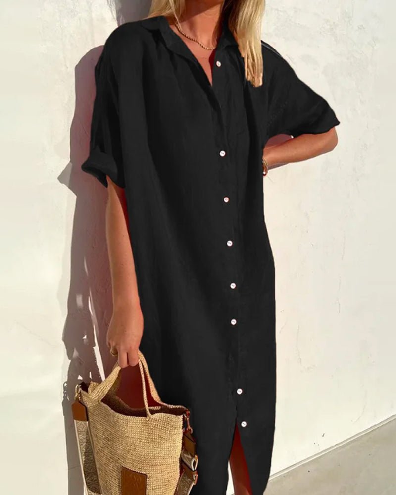 Hemdblusenglanz | Zeitloses Hemdblusenkleid