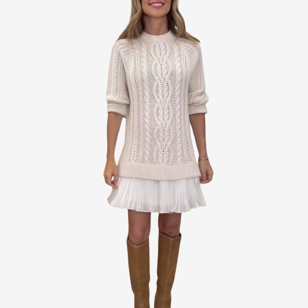 Trivorazopf | Stilvolles & Warmes Strickkleid