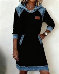 Angelicahoodie | Moderne Kleid mit Kapuze