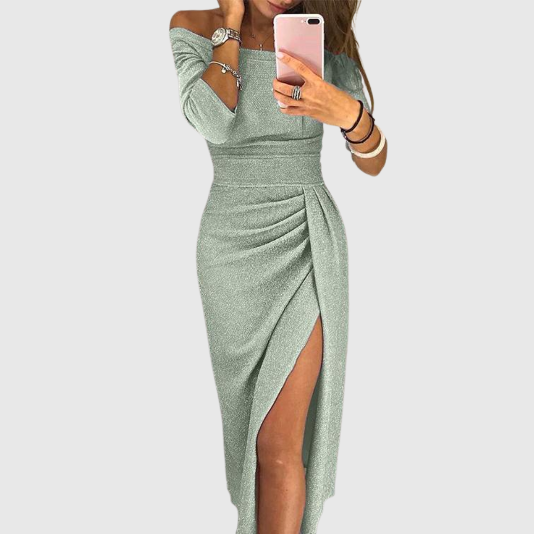 Elyneck | Schickes Maxikleid mit Neckholder