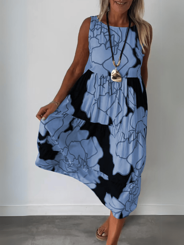 Blütenanmut | Elegantes Blumenkleid