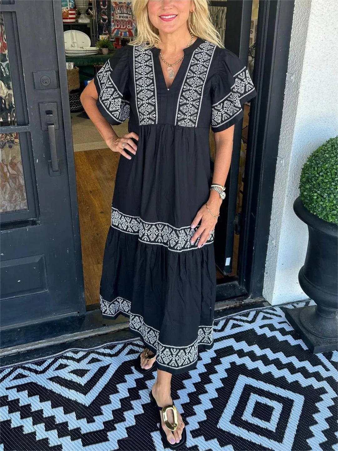 Boho-Traum | Fließendes Maxikleid
