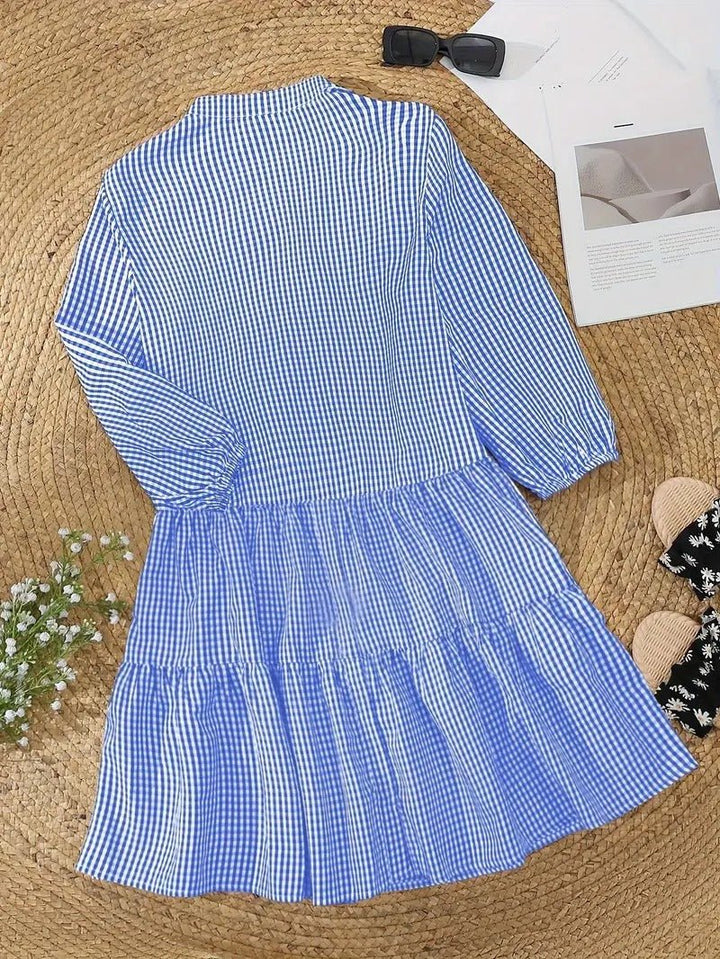 Karotraum | Legeres Kariertes Kleid