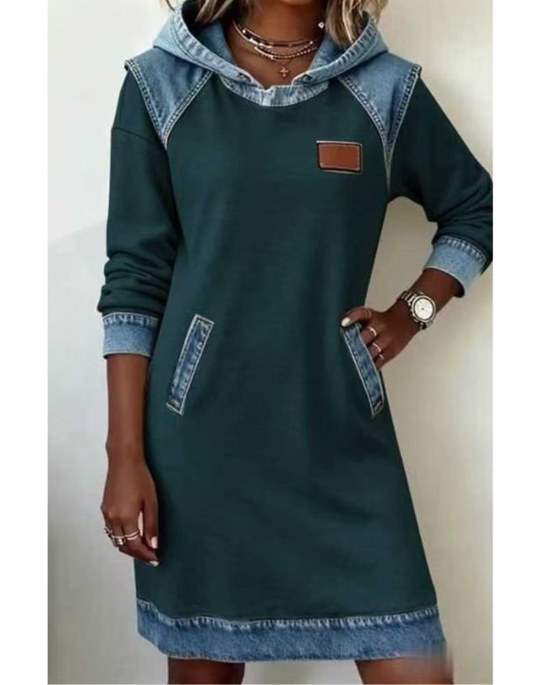 Angelicahoodie | Moderne Kleid mit Kapuze