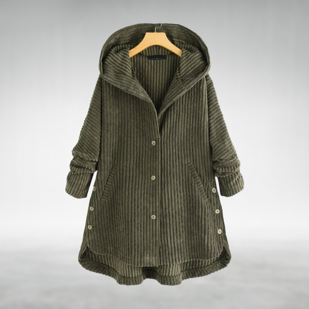 Cordwärme | Kapuzenjacke aus Cord