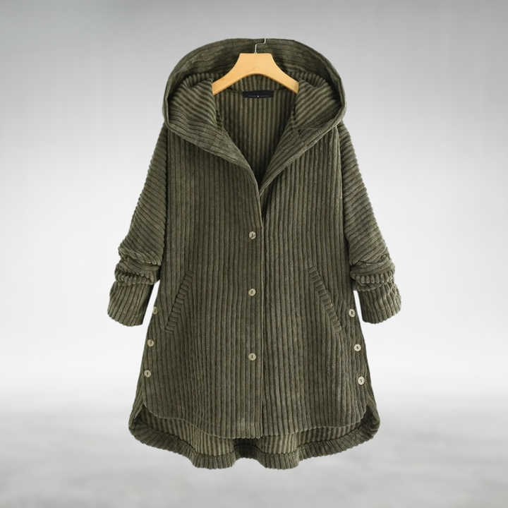 Cordwärme | Kapuzenjacke aus Cord