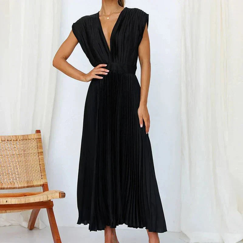 Schwerelos | Elegantes Kleid mit V-Ausschnitt