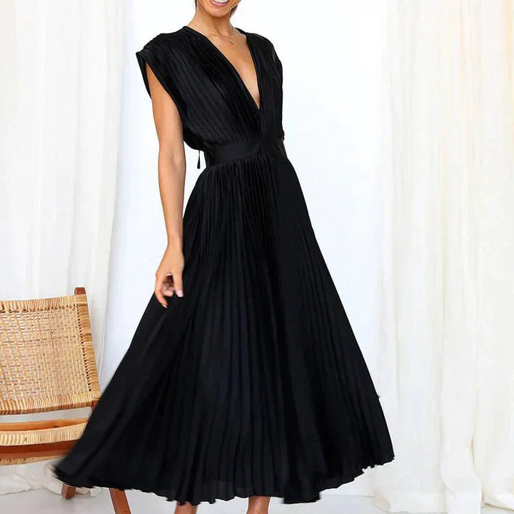 Schwerelos | Elegantes Kleid mit V-Ausschnitt