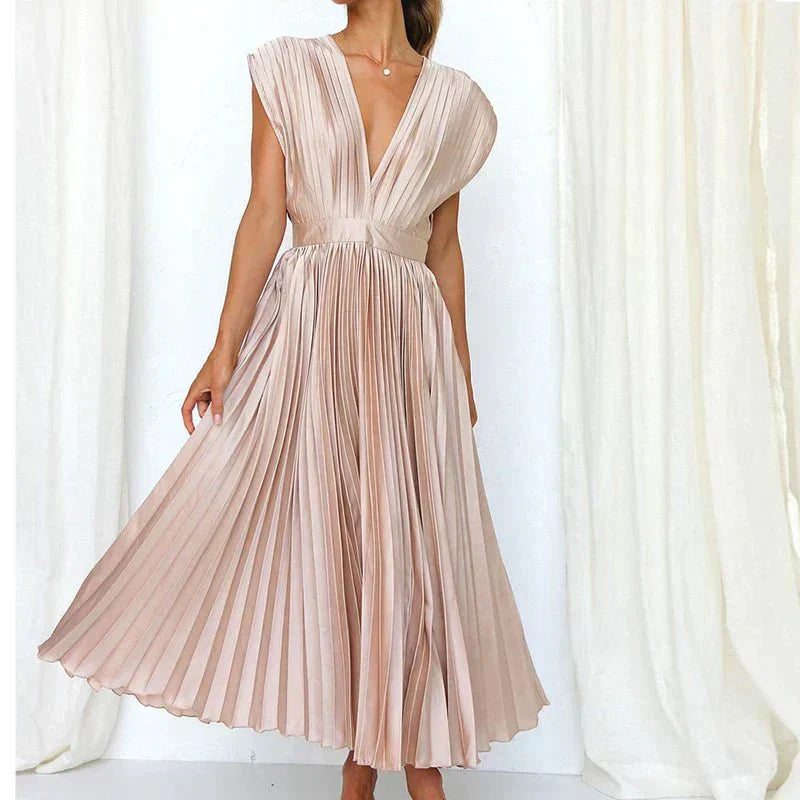 Schwerelos | Elegantes Kleid mit V-Ausschnitt