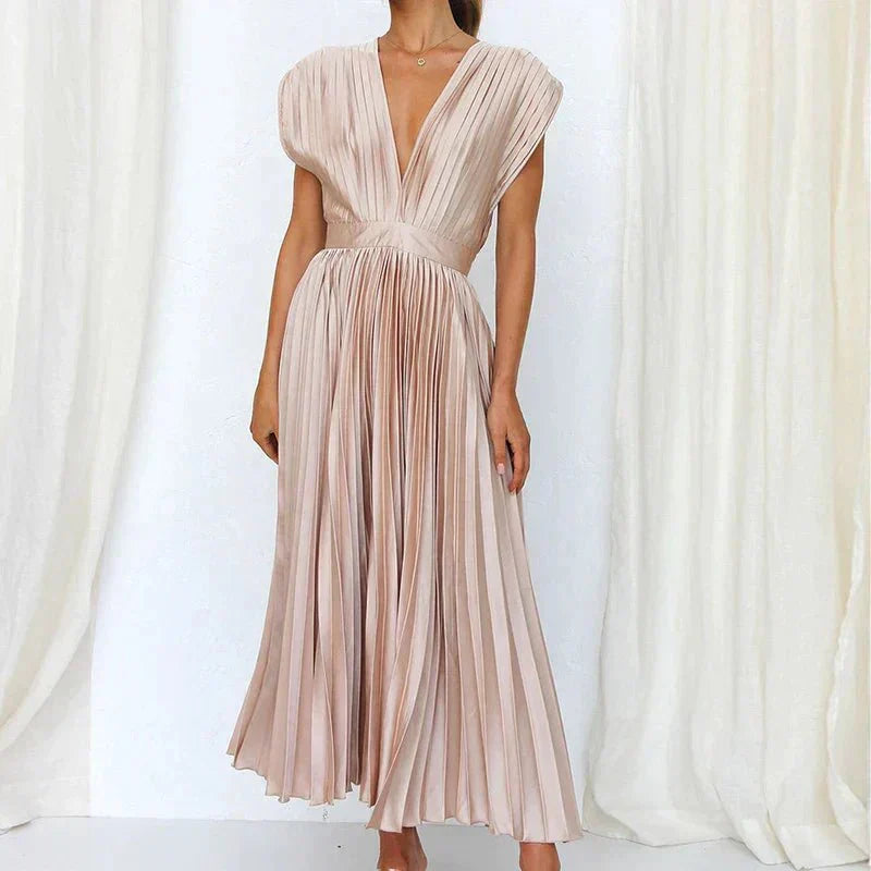 Schwerelos | Elegantes Kleid mit V-Ausschnitt