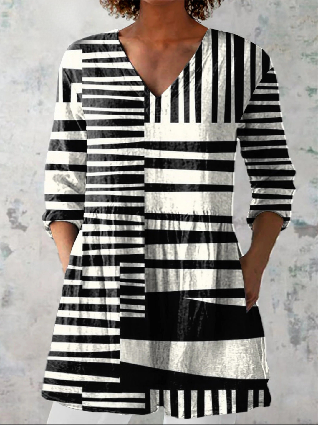 Sophie Tunika-Bluse, Mehrfarbig