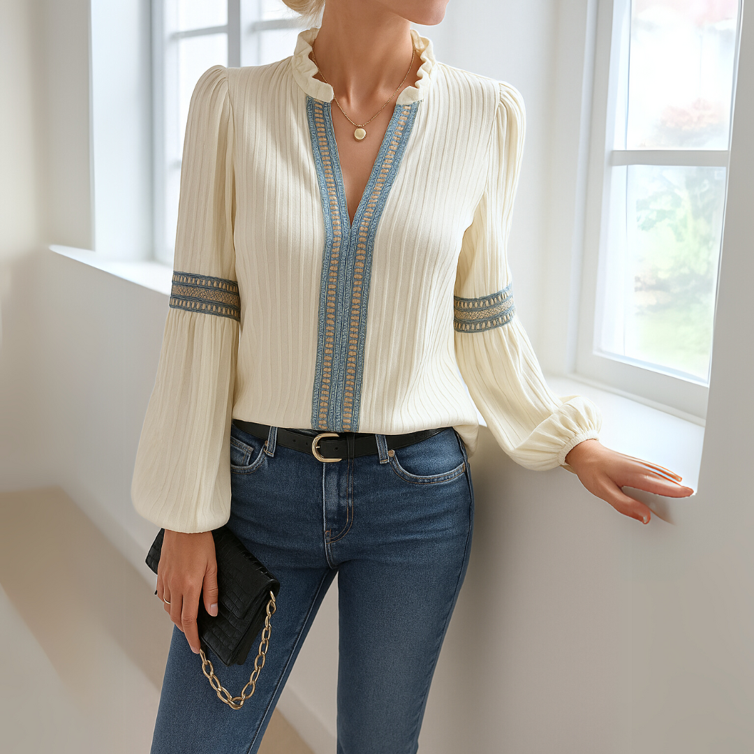 Spitzenzauber | Elegante Bluse