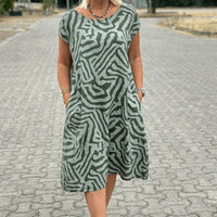 Aliesommer | Sommerkleid mit Rundhalsausschnitt