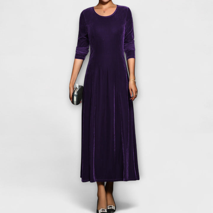 Marilousamt | Weiches Samtkleid