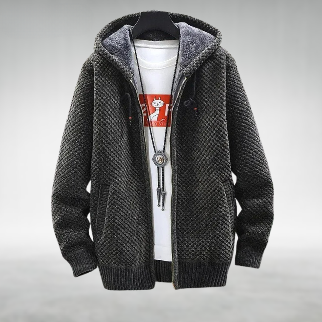 Strickkomfort | Bequemer Strick-Hoodie