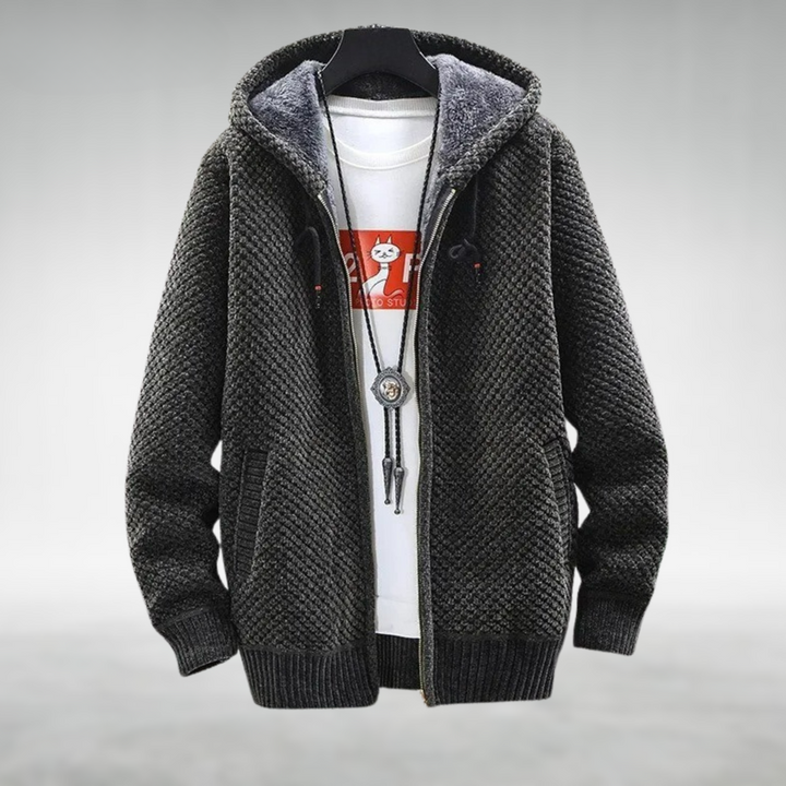 Strickkomfort | Bequemer Strick-Hoodie