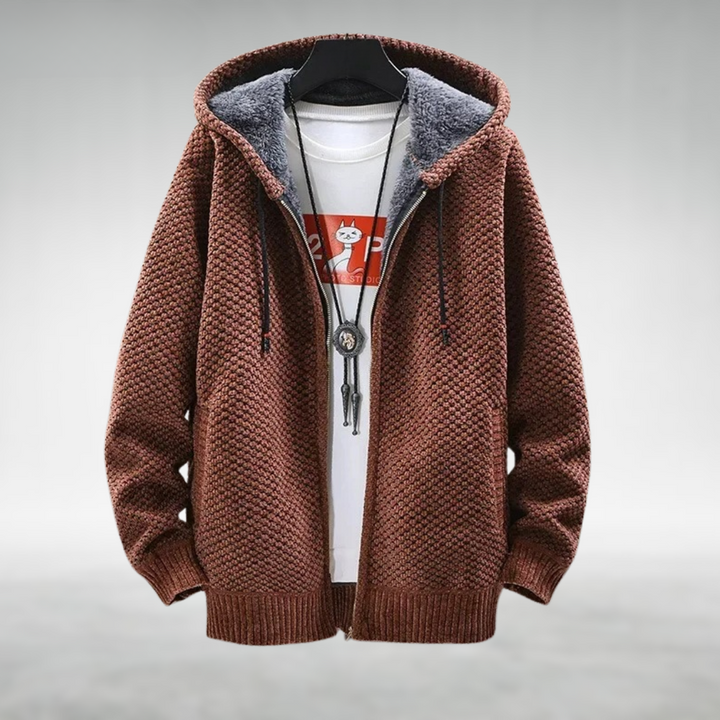 Strickkomfort | Bequemer Strick-Hoodie