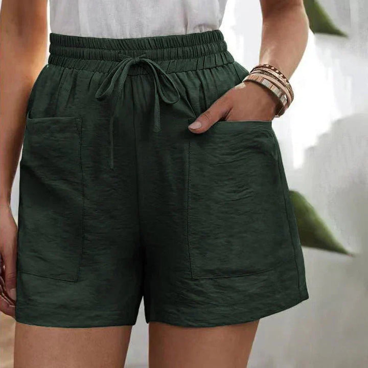 Leinenleicht | Legere Leinenmix-Shorts