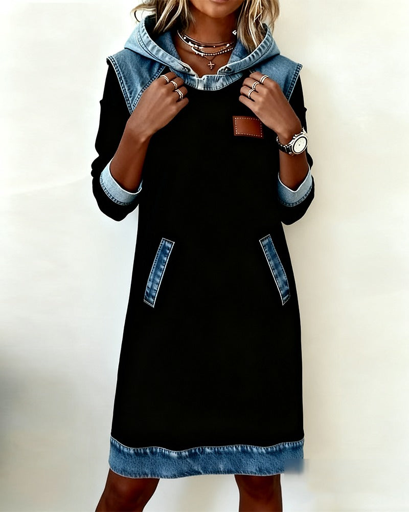 Angelicahoodie | Moderne Kleid mit Kapuze