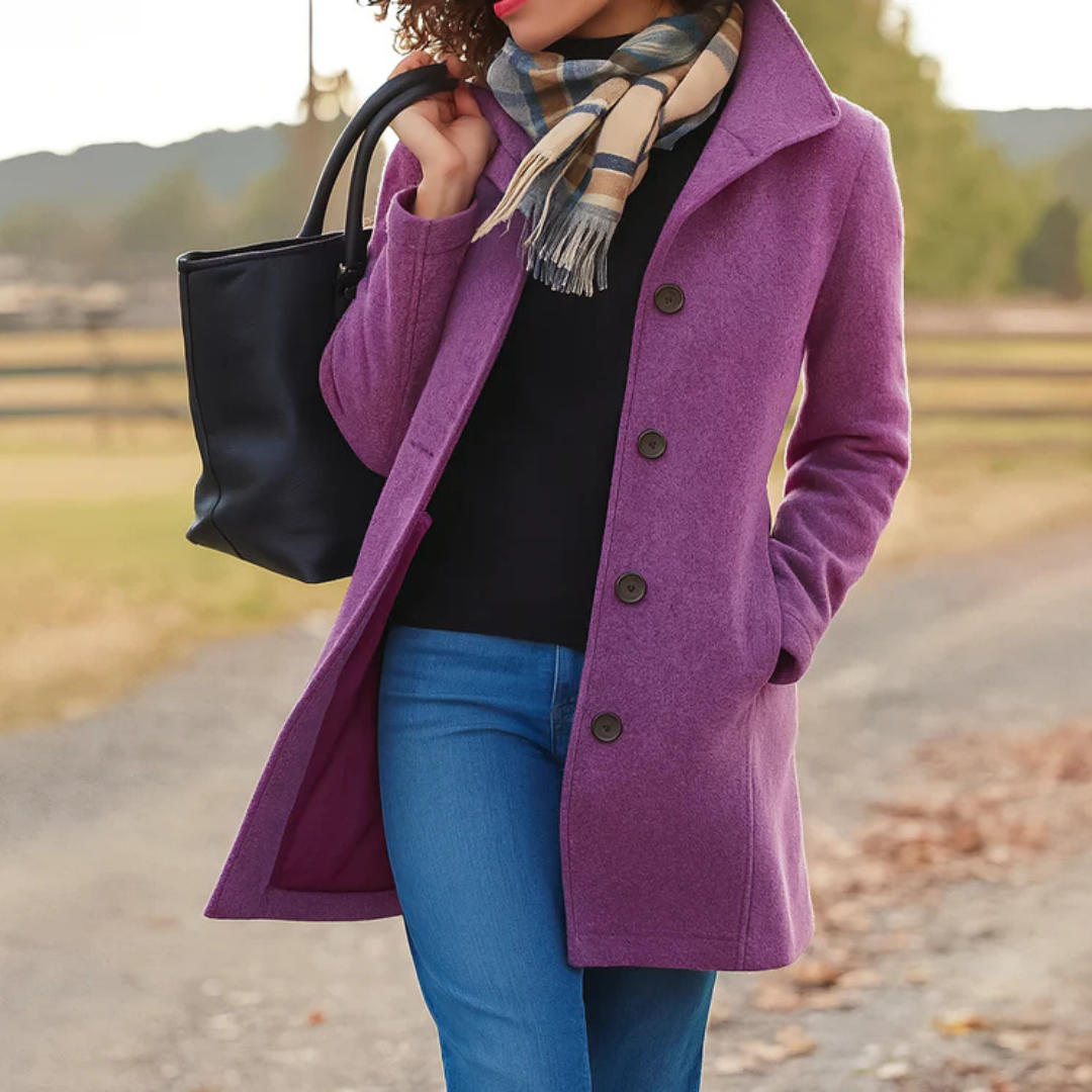 Serena Mantel in Violett