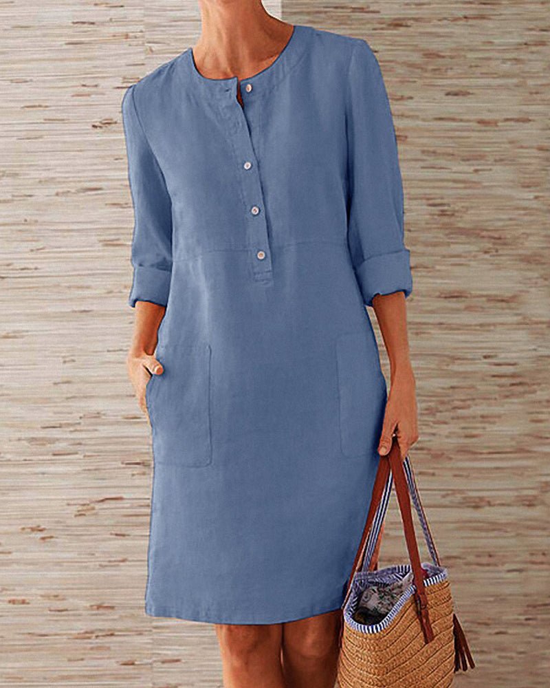Knopfcharme | Zeitlos schickes Kleid