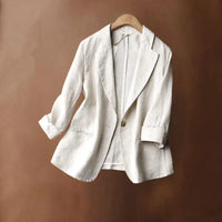 Leinenchic | Eleganter Leinenblazer