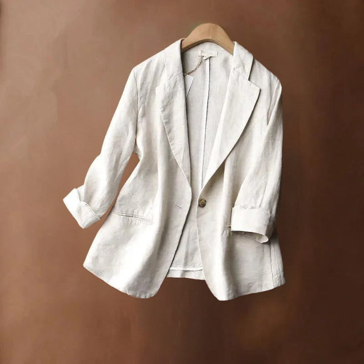 Leinenchic | Eleganter Leinenblazer