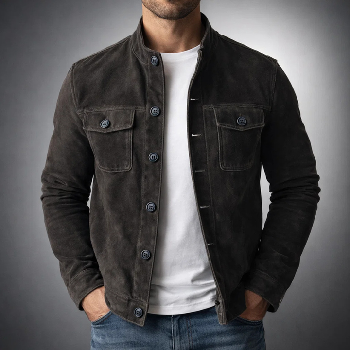 Wildlederglanz | Elegante Wildlederjacke