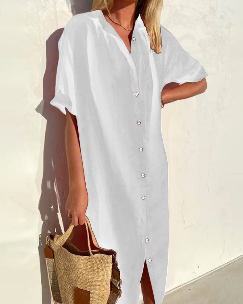 Hemdblusenglanz | Zeitloses Hemdblusenkleid
