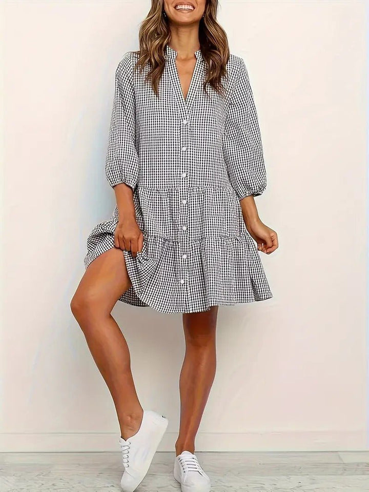 Karotraum | Legeres Kariertes Kleid